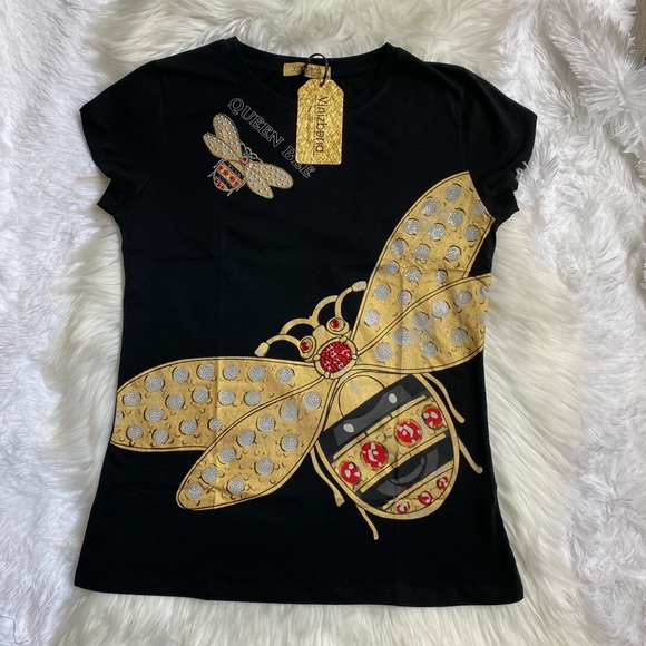 Vinizbena T-Shirt size M🐝color Black - Picture 13 of 15